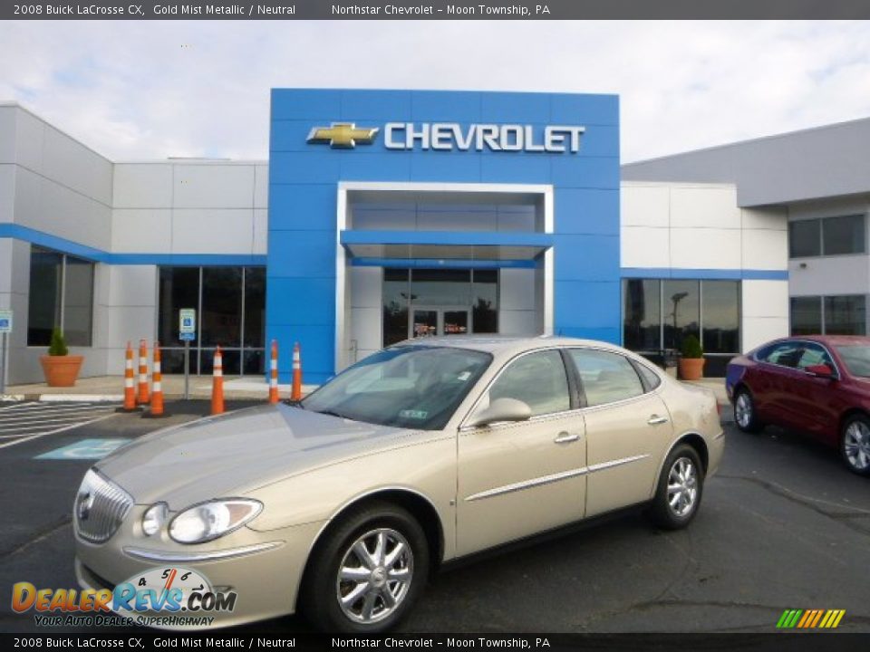 2008 Buick LaCrosse CX Gold Mist Metallic / Neutral Photo #1