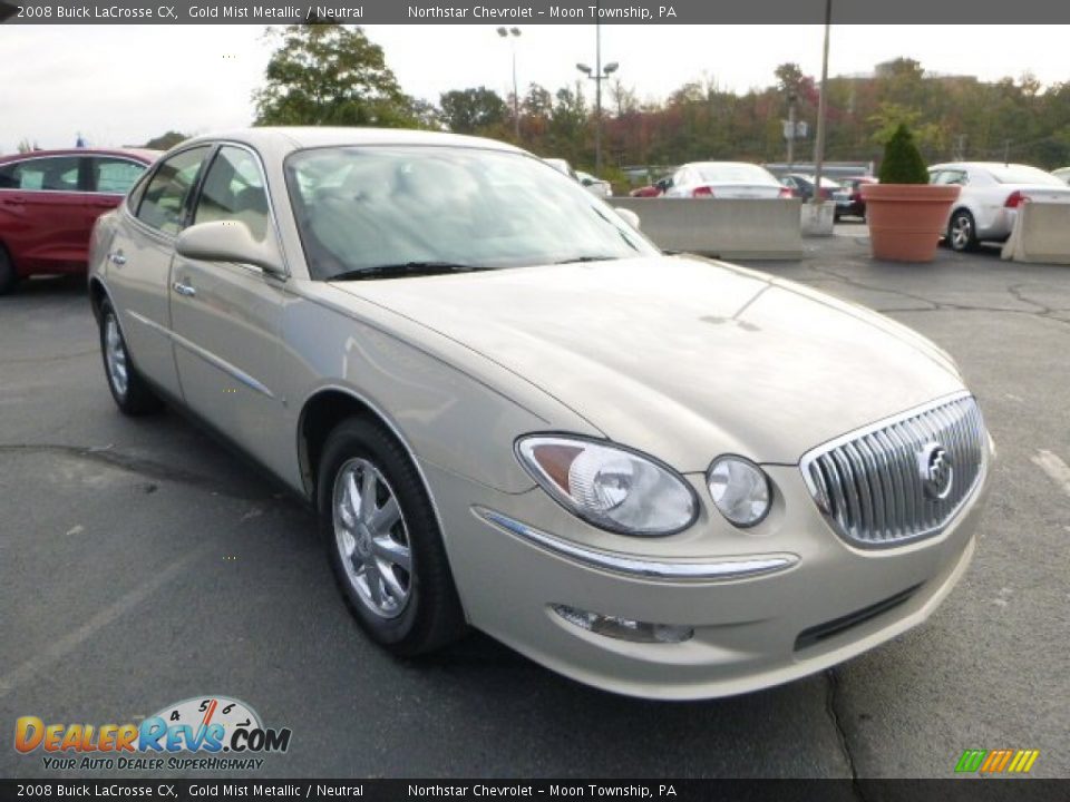 2008 Buick LaCrosse CX Gold Mist Metallic / Neutral Photo #7