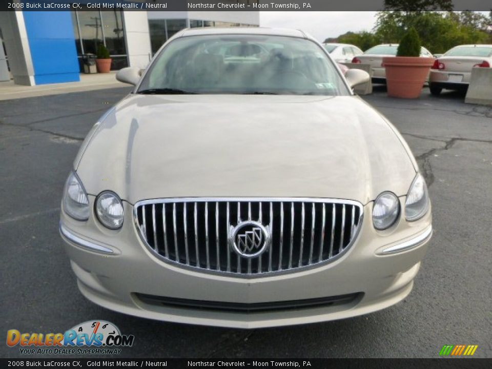 2008 Buick LaCrosse CX Gold Mist Metallic / Neutral Photo #8