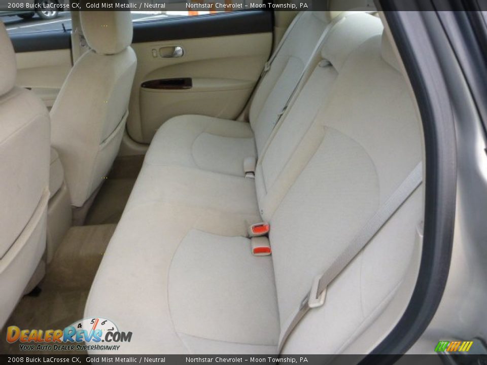 2008 Buick LaCrosse CX Gold Mist Metallic / Neutral Photo #11