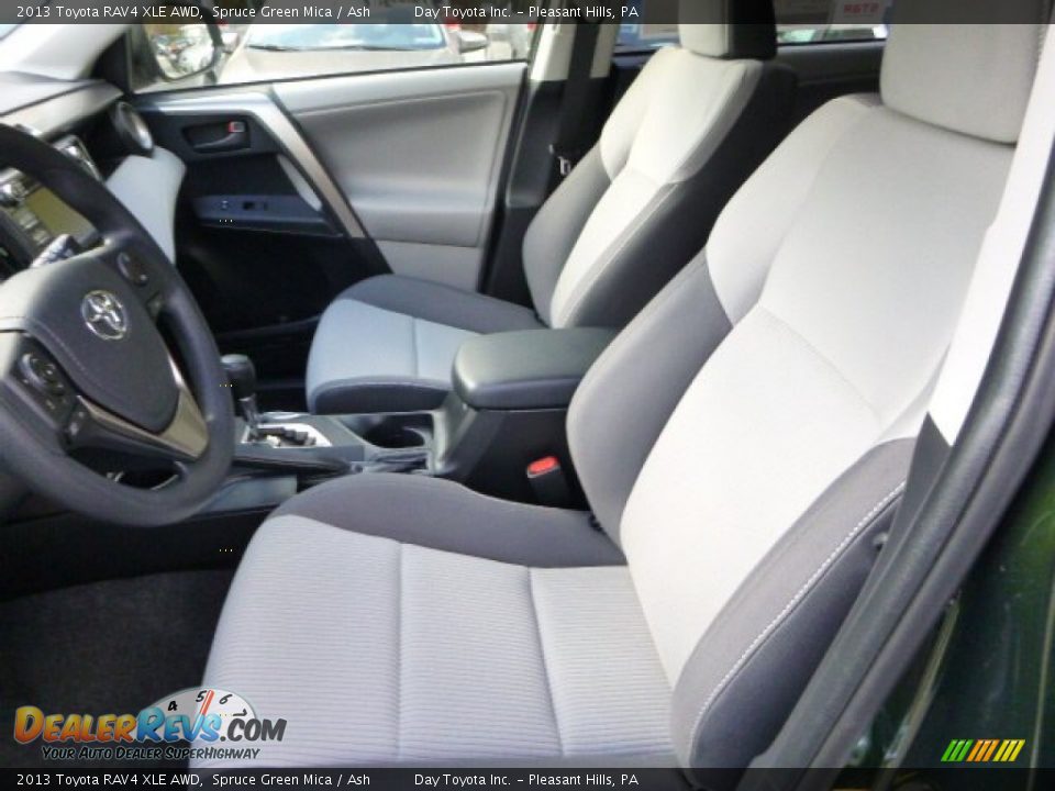 2013 Toyota RAV4 XLE AWD Spruce Green Mica / Ash Photo #10