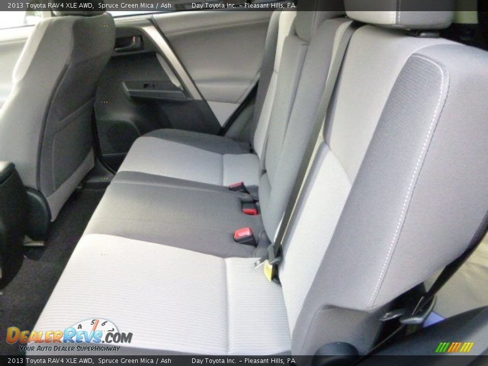 2013 Toyota RAV4 XLE AWD Spruce Green Mica / Ash Photo #11