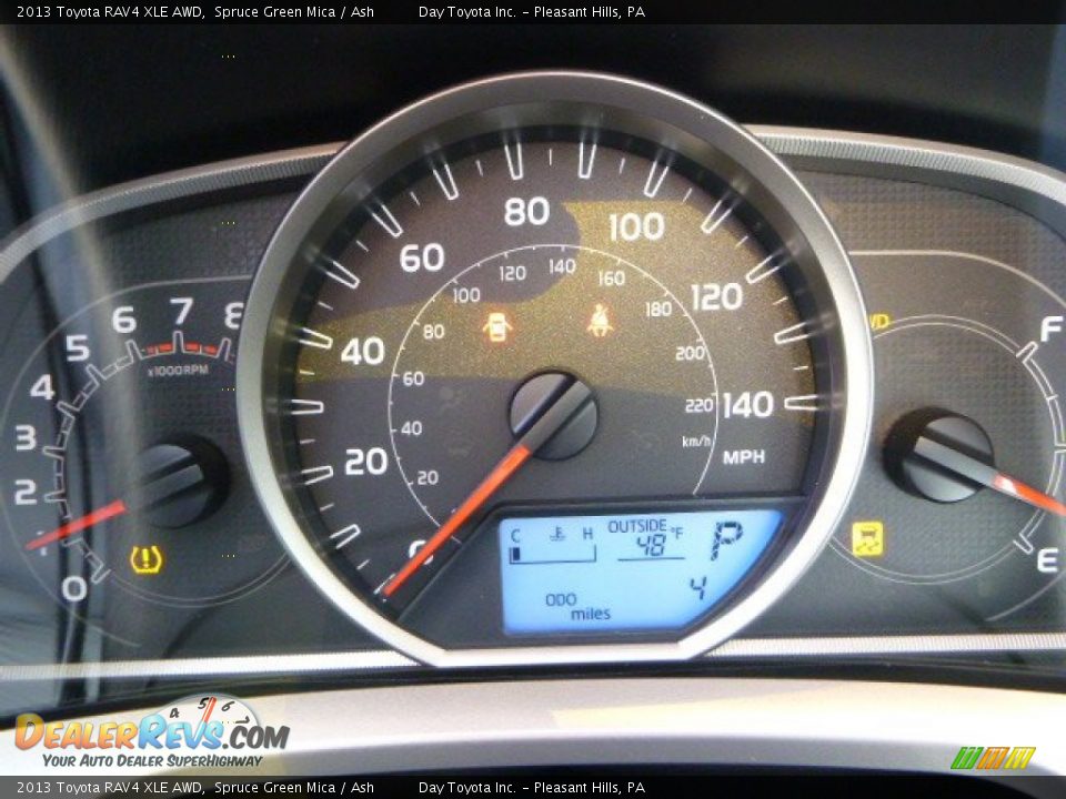 2013 Toyota RAV4 XLE AWD Spruce Green Mica / Ash Photo #20