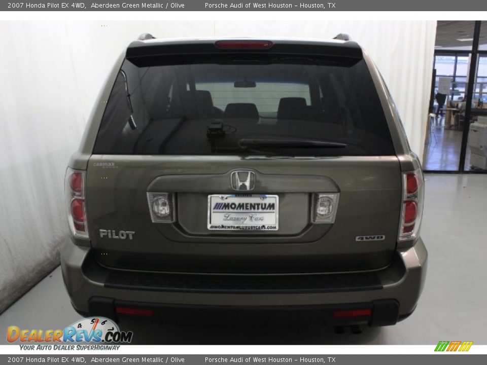 2007 Honda Pilot EX 4WD Aberdeen Green Metallic / Olive Photo #5