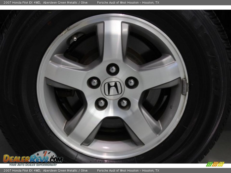2007 Honda Pilot EX 4WD Aberdeen Green Metallic / Olive Photo #8