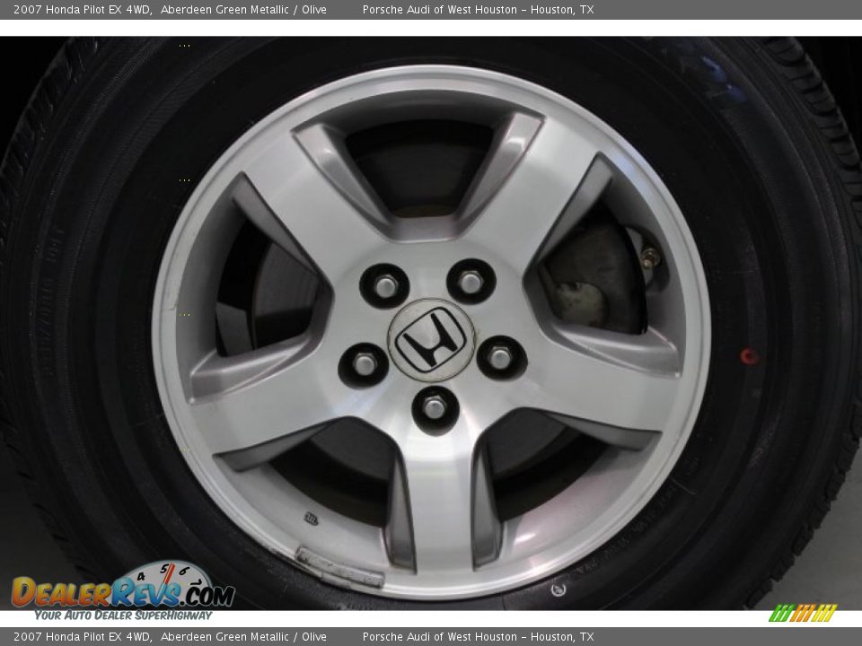 2007 Honda Pilot EX 4WD Aberdeen Green Metallic / Olive Photo #9