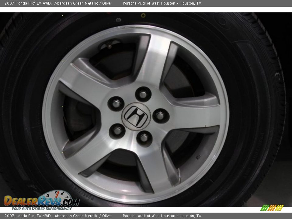 2007 Honda Pilot EX 4WD Aberdeen Green Metallic / Olive Photo #10