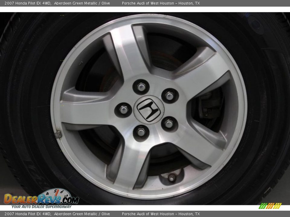 2007 Honda Pilot EX 4WD Aberdeen Green Metallic / Olive Photo #11