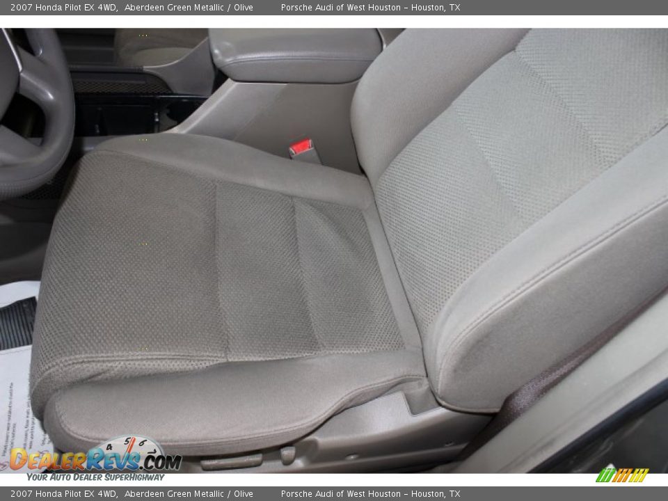 2007 Honda Pilot EX 4WD Aberdeen Green Metallic / Olive Photo #14