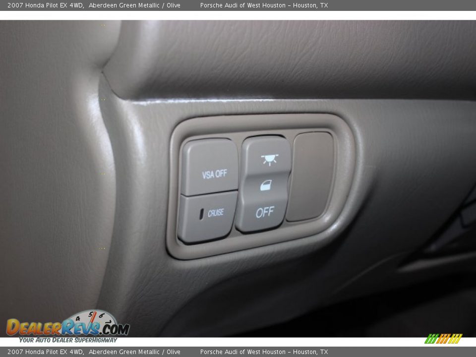 2007 Honda Pilot EX 4WD Aberdeen Green Metallic / Olive Photo #16