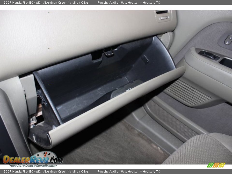 2007 Honda Pilot EX 4WD Aberdeen Green Metallic / Olive Photo #19