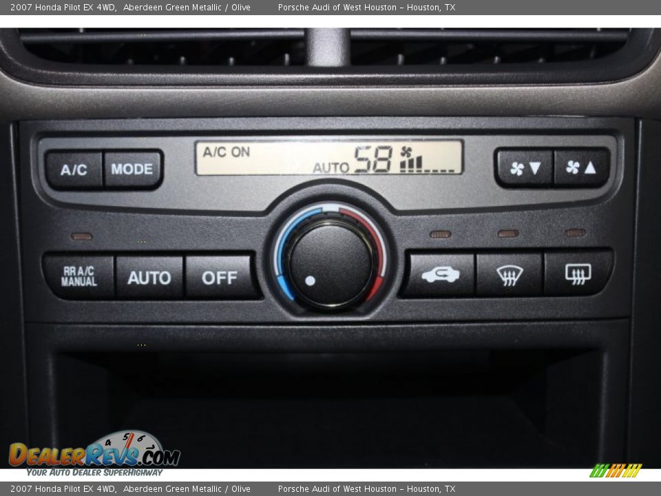 2007 Honda Pilot EX 4WD Aberdeen Green Metallic / Olive Photo #23