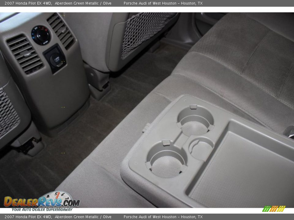 2007 Honda Pilot EX 4WD Aberdeen Green Metallic / Olive Photo #31