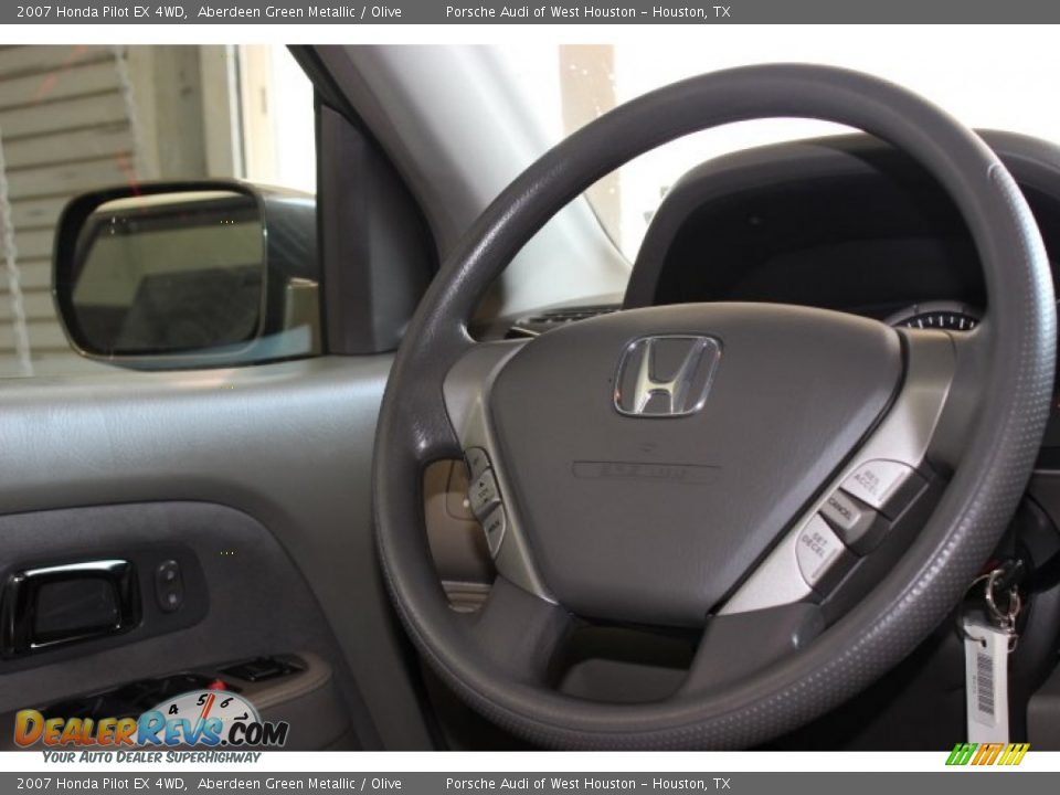 2007 Honda Pilot EX 4WD Aberdeen Green Metallic / Olive Photo #33