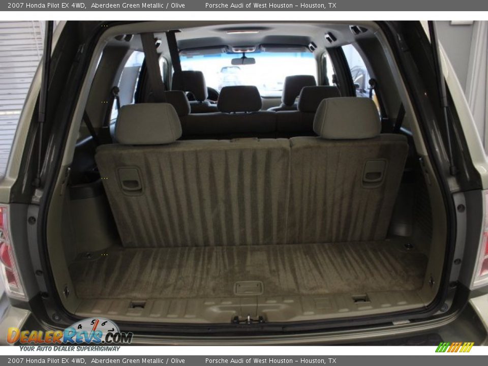 2007 Honda Pilot EX 4WD Aberdeen Green Metallic / Olive Photo #34