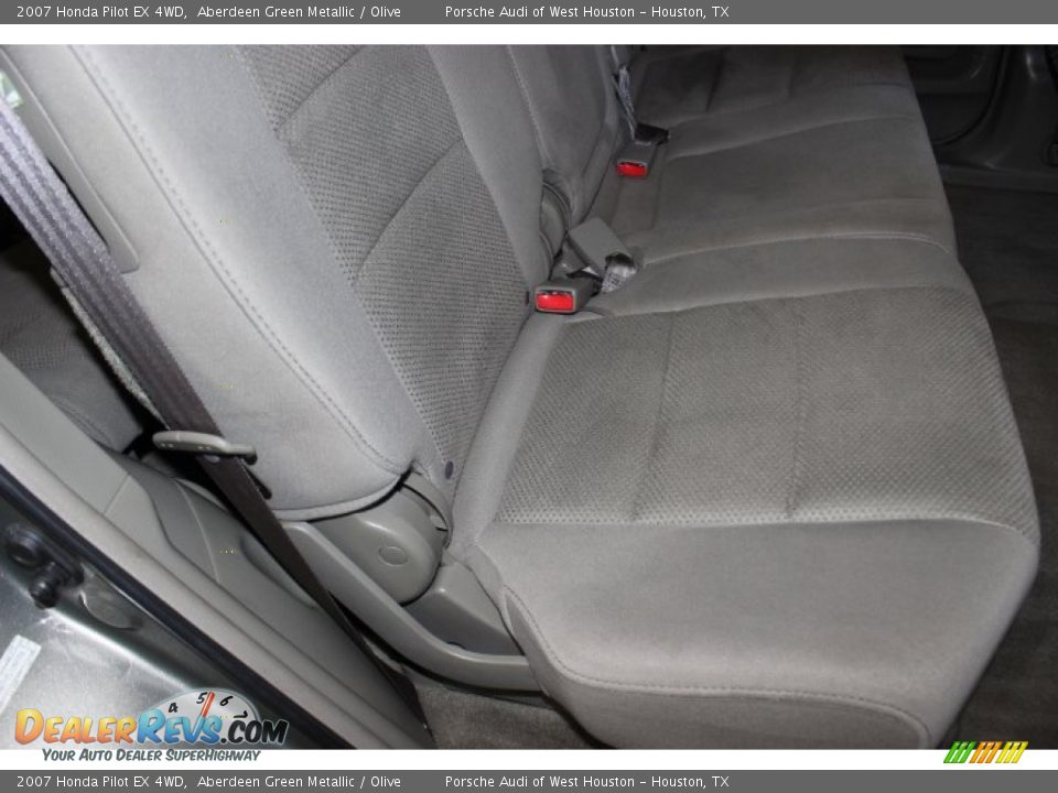 2007 Honda Pilot EX 4WD Aberdeen Green Metallic / Olive Photo #36