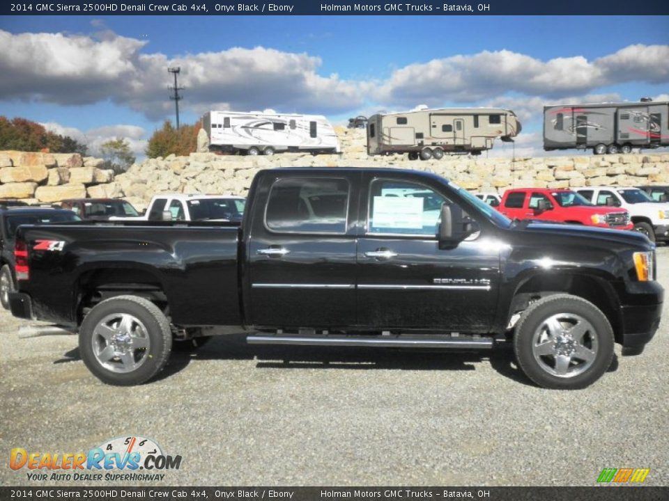 2014 GMC Sierra 2500HD Denali Crew Cab 4x4 Onyx Black / Ebony Photo #1