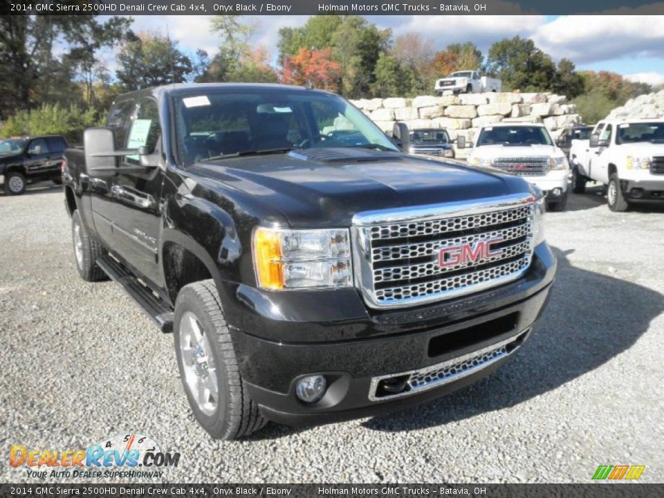 2014 GMC Sierra 2500HD Denali Crew Cab 4x4 Onyx Black / Ebony Photo #2