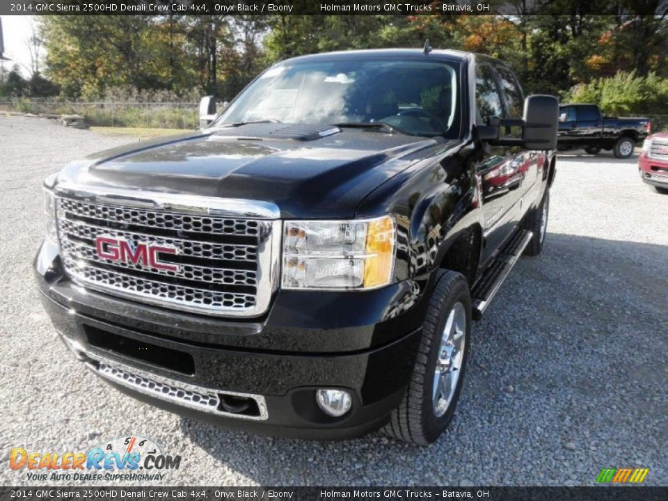2014 GMC Sierra 2500HD Denali Crew Cab 4x4 Onyx Black / Ebony Photo #3
