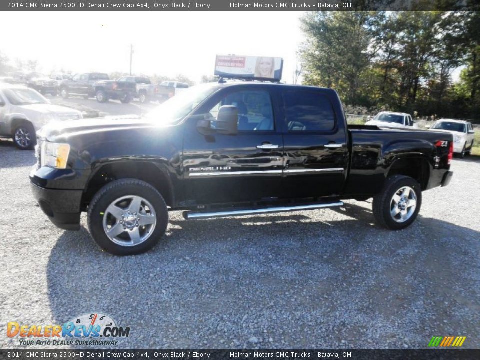 2014 GMC Sierra 2500HD Denali Crew Cab 4x4 Onyx Black / Ebony Photo #4