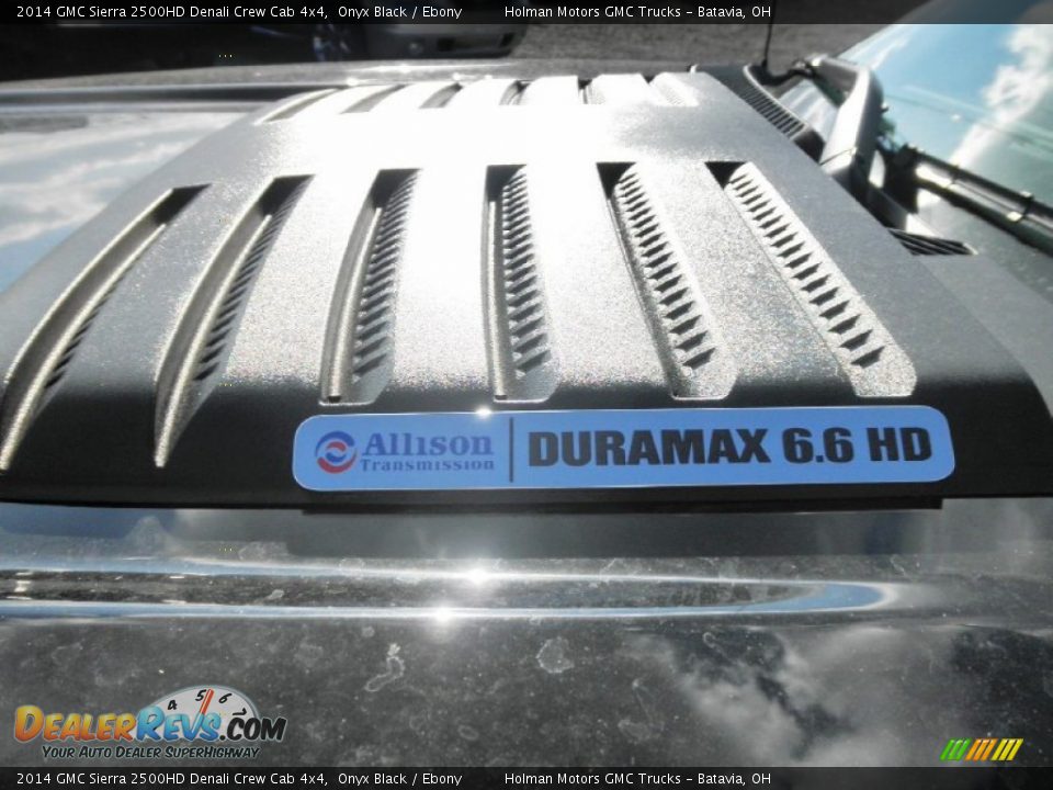 2014 GMC Sierra 2500HD Denali Crew Cab 4x4 Onyx Black / Ebony Photo #5