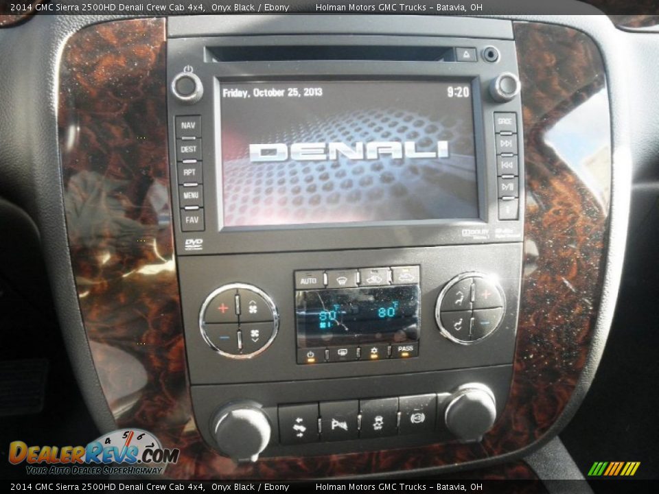 2014 GMC Sierra 2500HD Denali Crew Cab 4x4 Onyx Black / Ebony Photo #8
