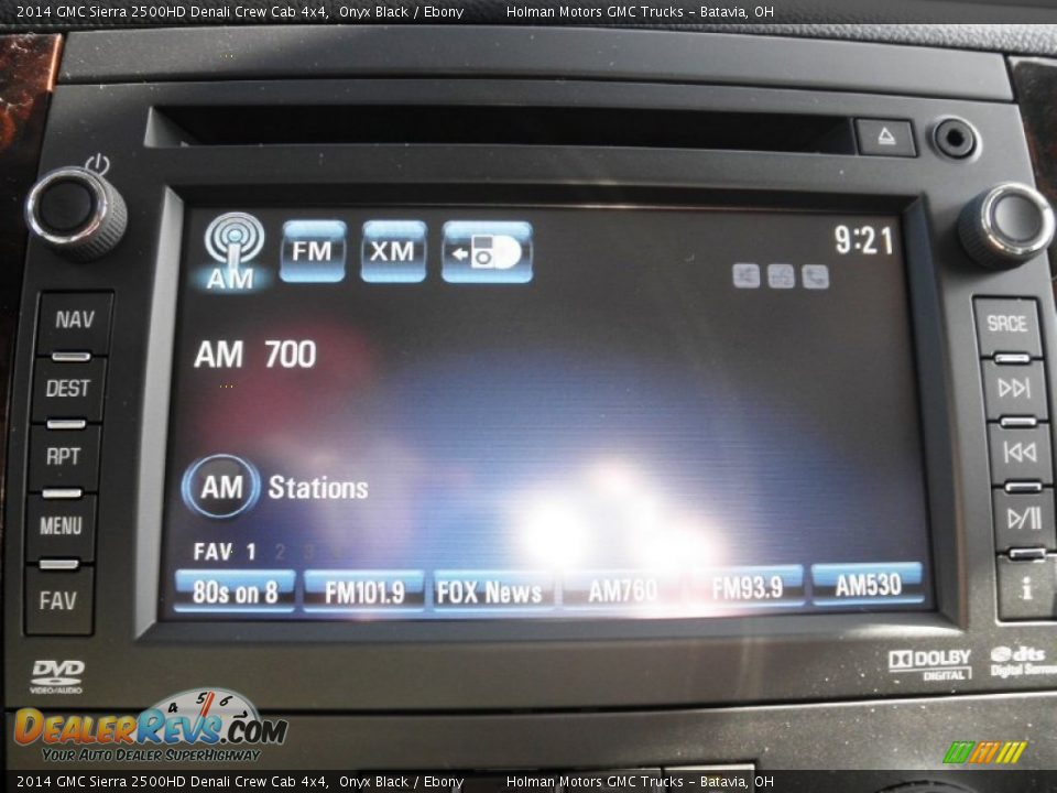 2014 GMC Sierra 2500HD Denali Crew Cab 4x4 Onyx Black / Ebony Photo #9