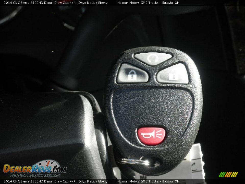 2014 GMC Sierra 2500HD Denali Crew Cab 4x4 Onyx Black / Ebony Photo #12