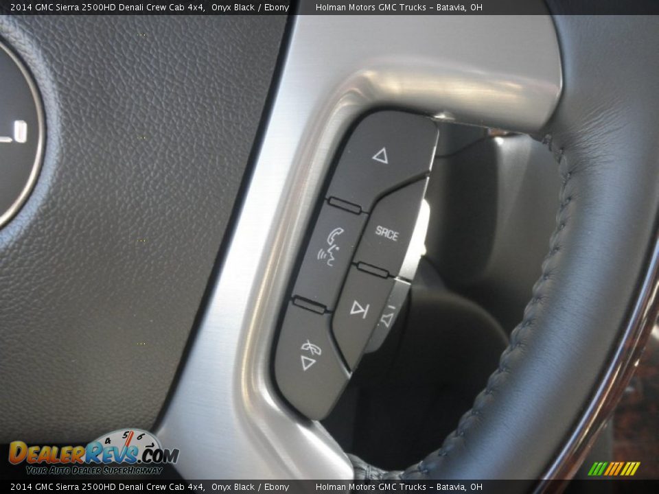 2014 GMC Sierra 2500HD Denali Crew Cab 4x4 Onyx Black / Ebony Photo #13