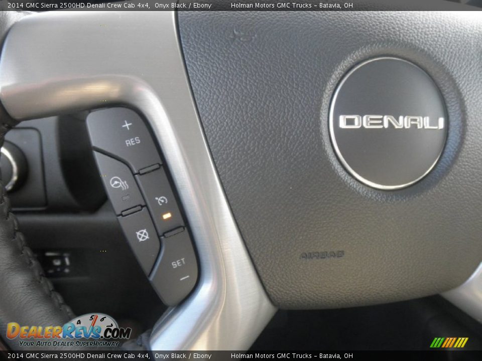 2014 GMC Sierra 2500HD Denali Crew Cab 4x4 Onyx Black / Ebony Photo #14