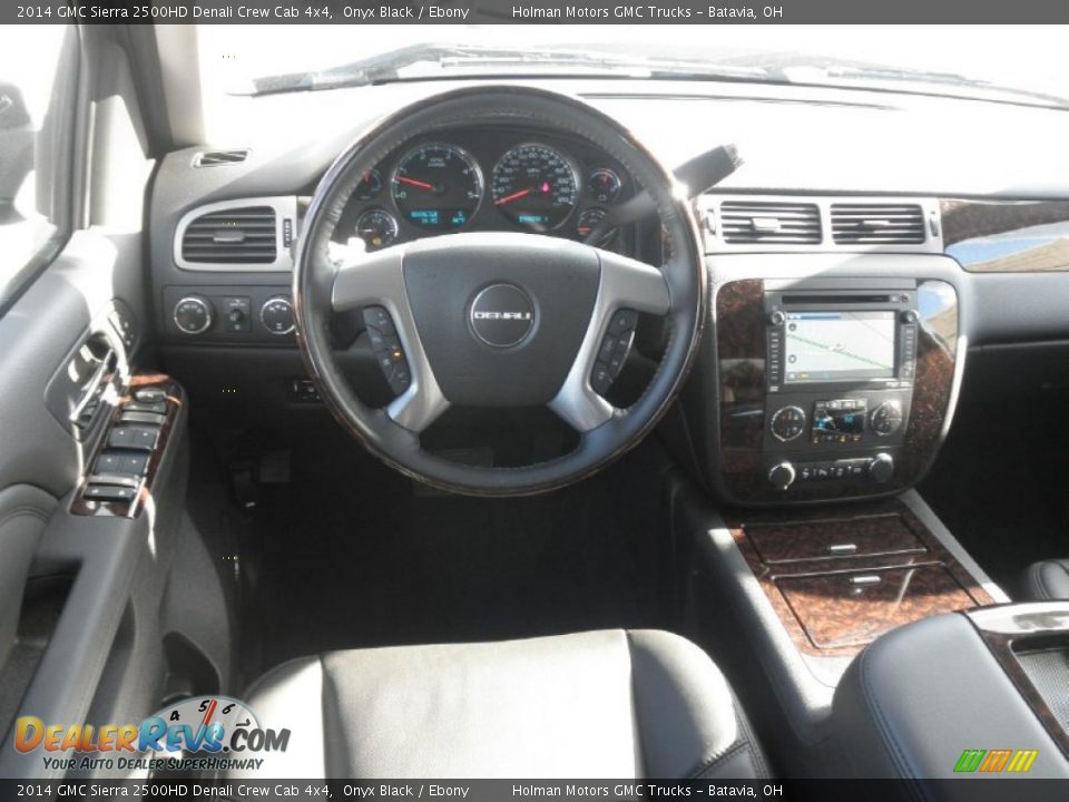2014 GMC Sierra 2500HD Denali Crew Cab 4x4 Onyx Black / Ebony Photo #22
