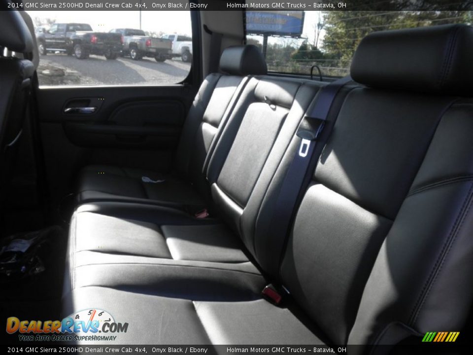 2014 GMC Sierra 2500HD Denali Crew Cab 4x4 Onyx Black / Ebony Photo #23