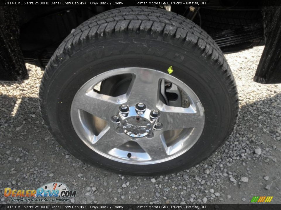 2014 GMC Sierra 2500HD Denali Crew Cab 4x4 Onyx Black / Ebony Photo #24