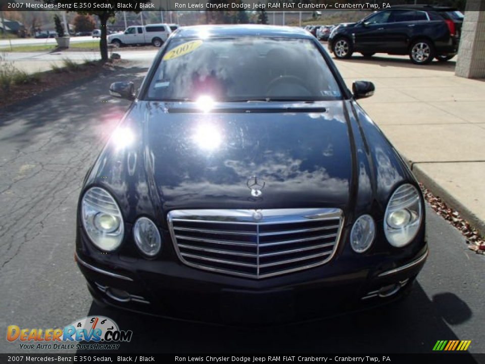2007 Mercedes-Benz E 350 Sedan Black / Black Photo #3