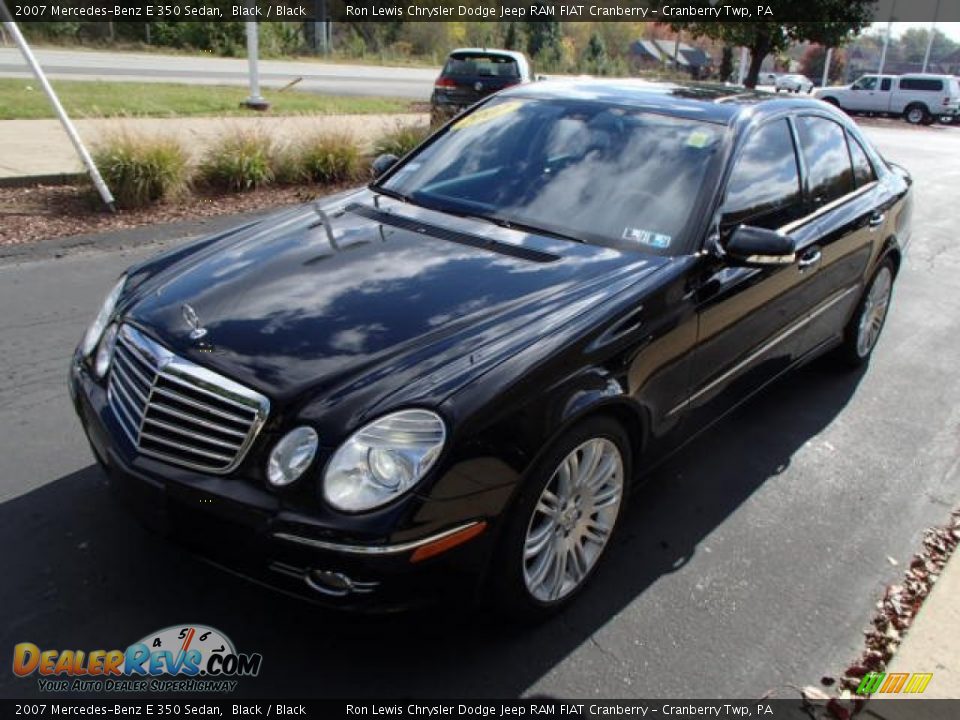 2007 Mercedes-Benz E 350 Sedan Black / Black Photo #4