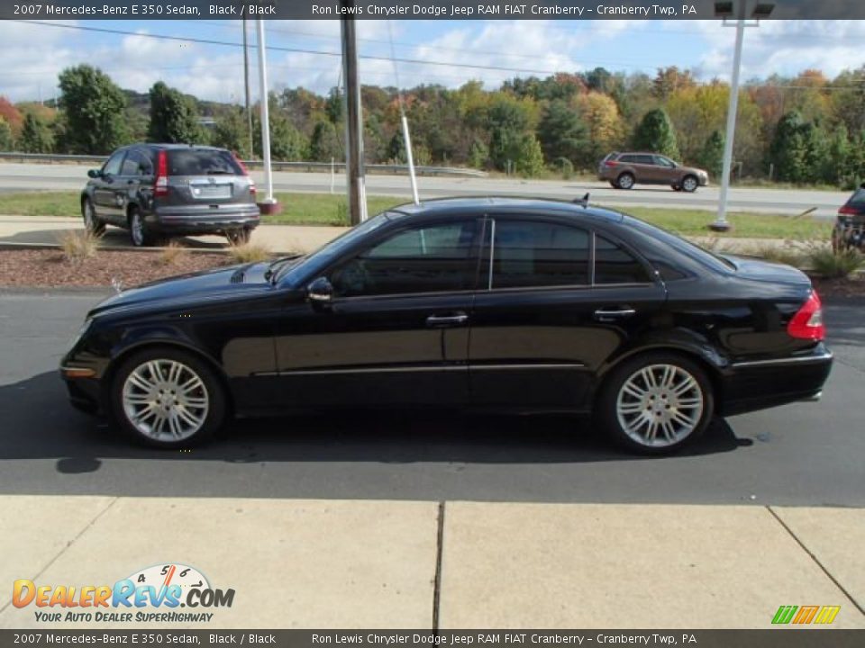2007 Mercedes-Benz E 350 Sedan Black / Black Photo #5