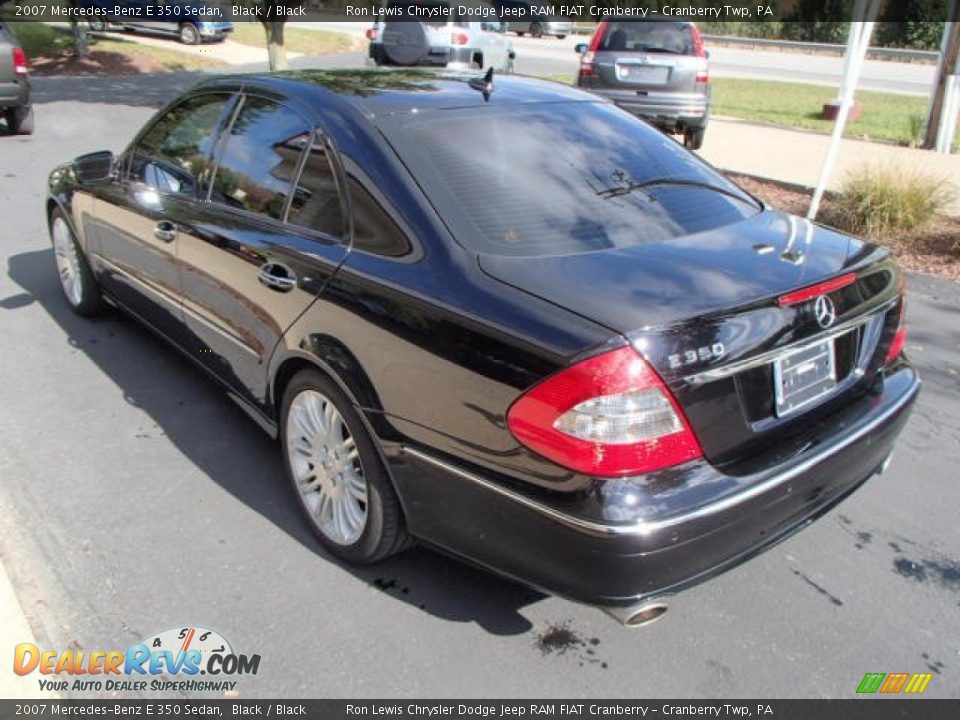 2007 Mercedes-Benz E 350 Sedan Black / Black Photo #6