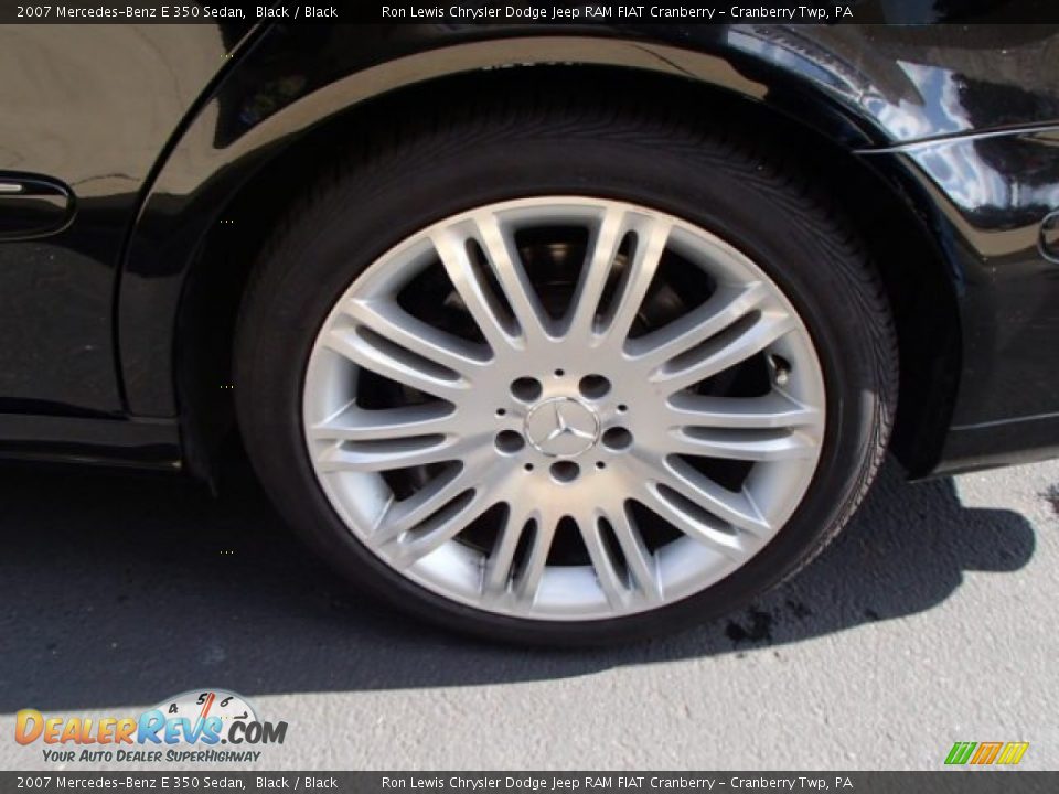 2007 Mercedes-Benz E 350 Sedan Black / Black Photo #9