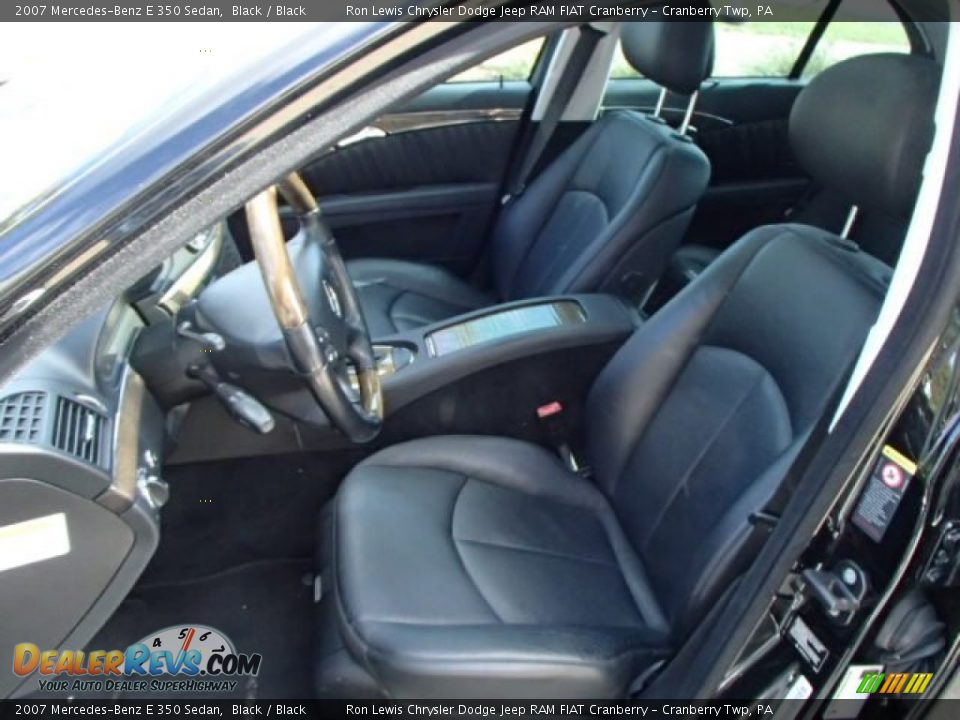 2007 Mercedes-Benz E 350 Sedan Black / Black Photo #10