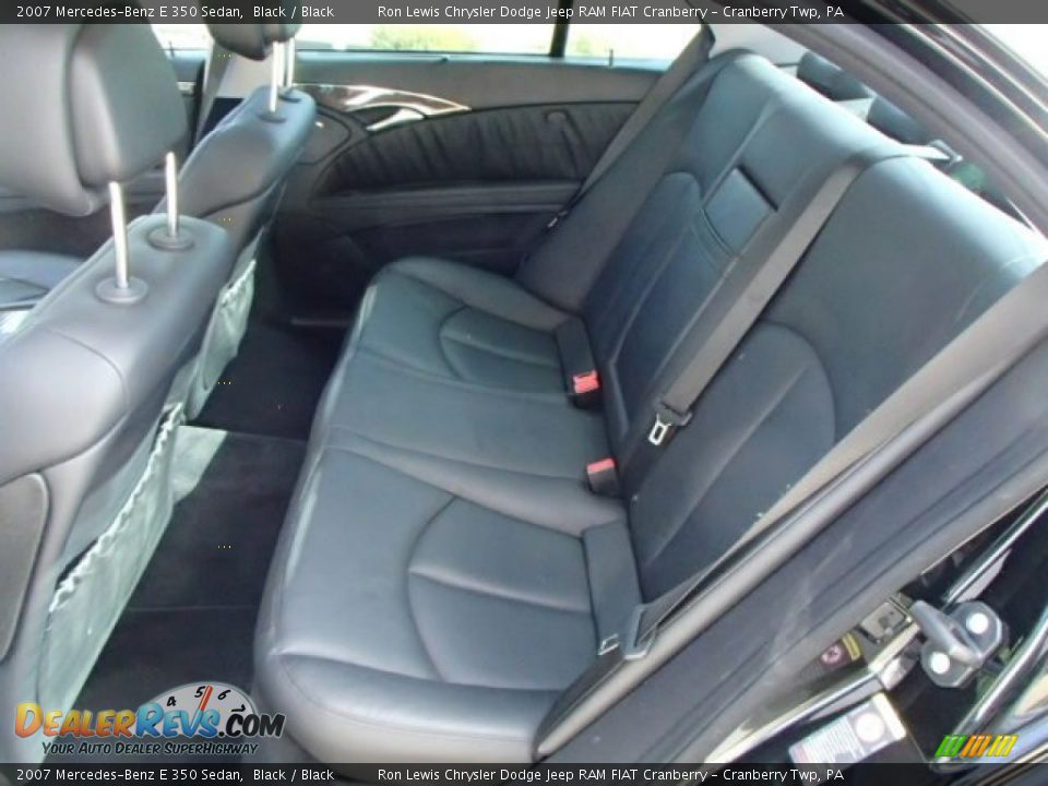 2007 Mercedes-Benz E 350 Sedan Black / Black Photo #11