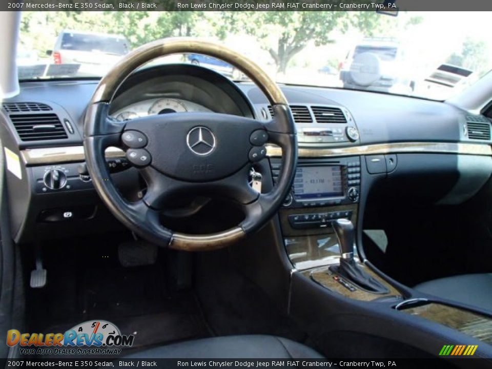 2007 Mercedes-Benz E 350 Sedan Black / Black Photo #12