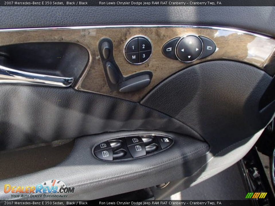 2007 Mercedes-Benz E 350 Sedan Black / Black Photo #13