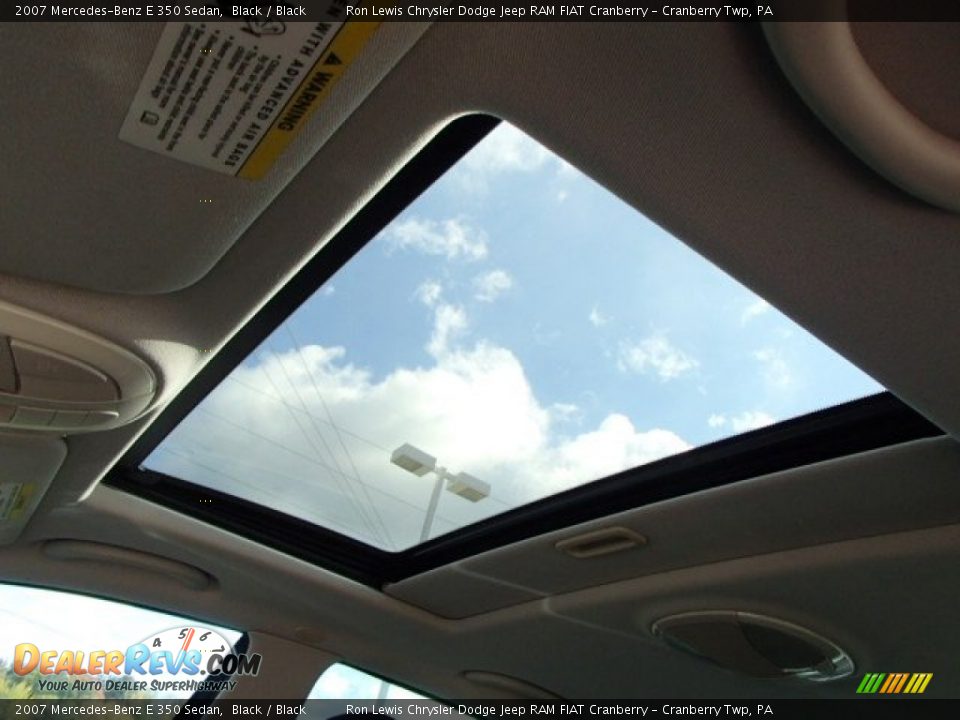 2007 Mercedes-Benz E 350 Sedan Black / Black Photo #14