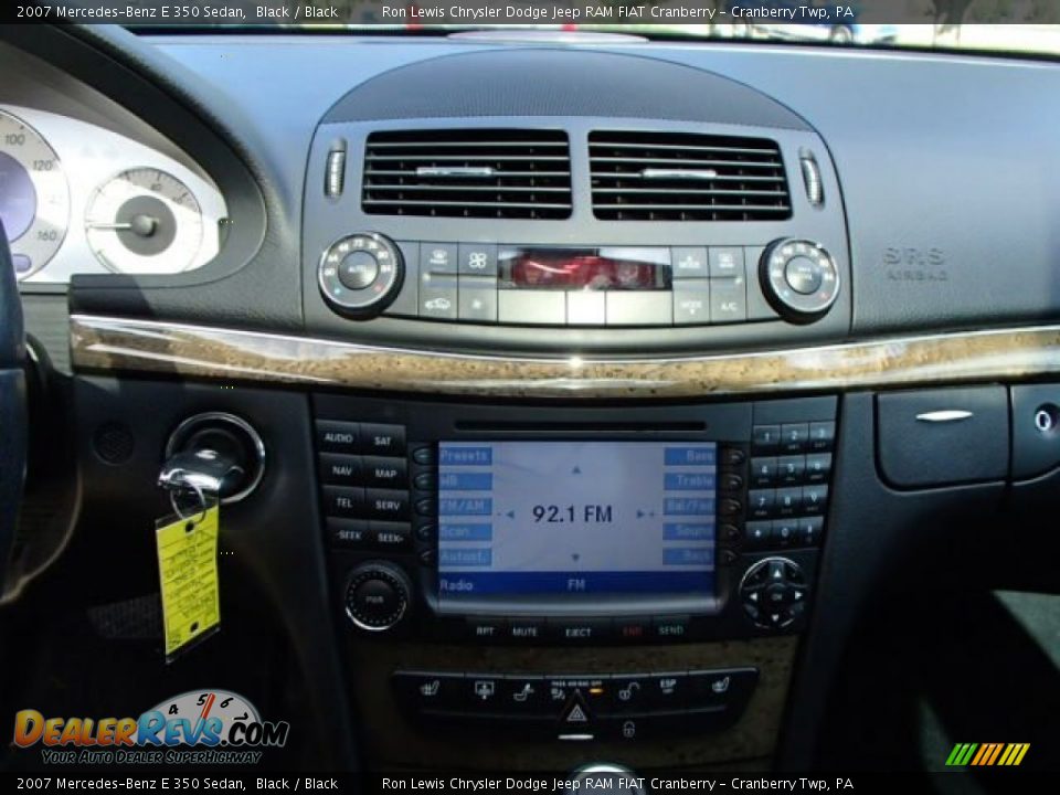 2007 Mercedes-Benz E 350 Sedan Black / Black Photo #15