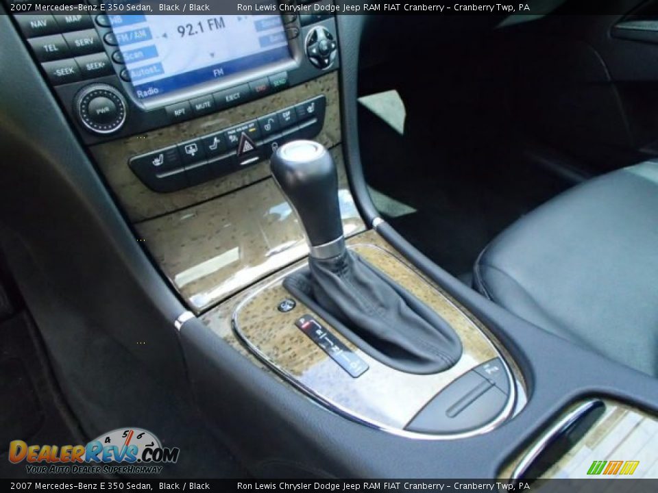 2007 Mercedes-Benz E 350 Sedan Black / Black Photo #16