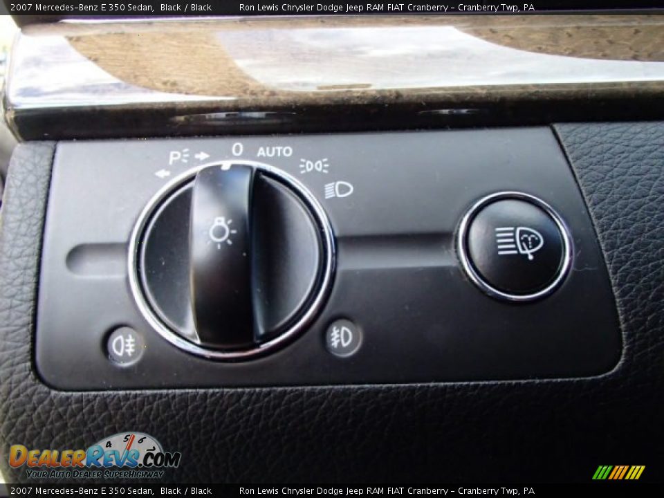 2007 Mercedes-Benz E 350 Sedan Black / Black Photo #18