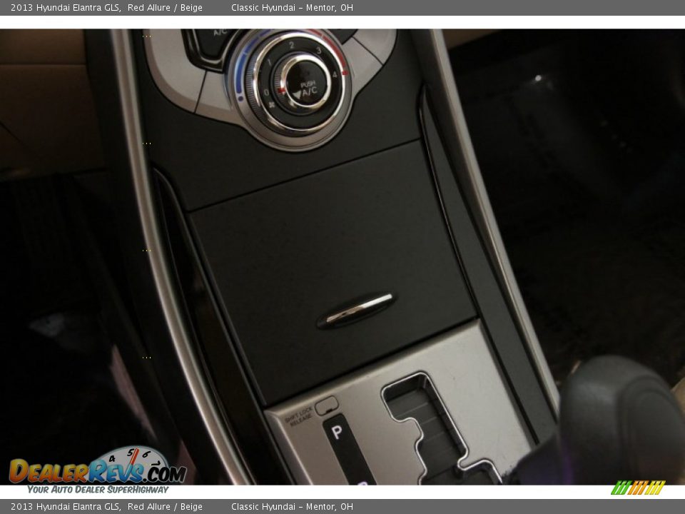 2013 Hyundai Elantra GLS Red Allure / Beige Photo #18