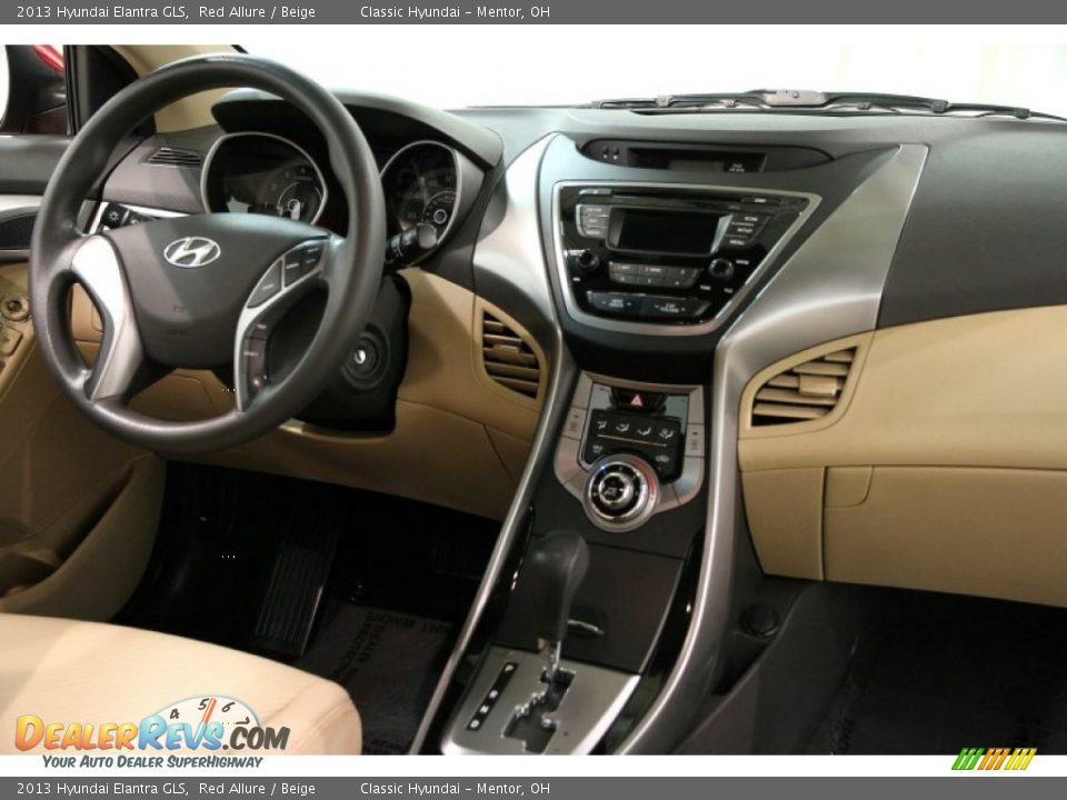 2013 Hyundai Elantra GLS Red Allure / Beige Photo #20