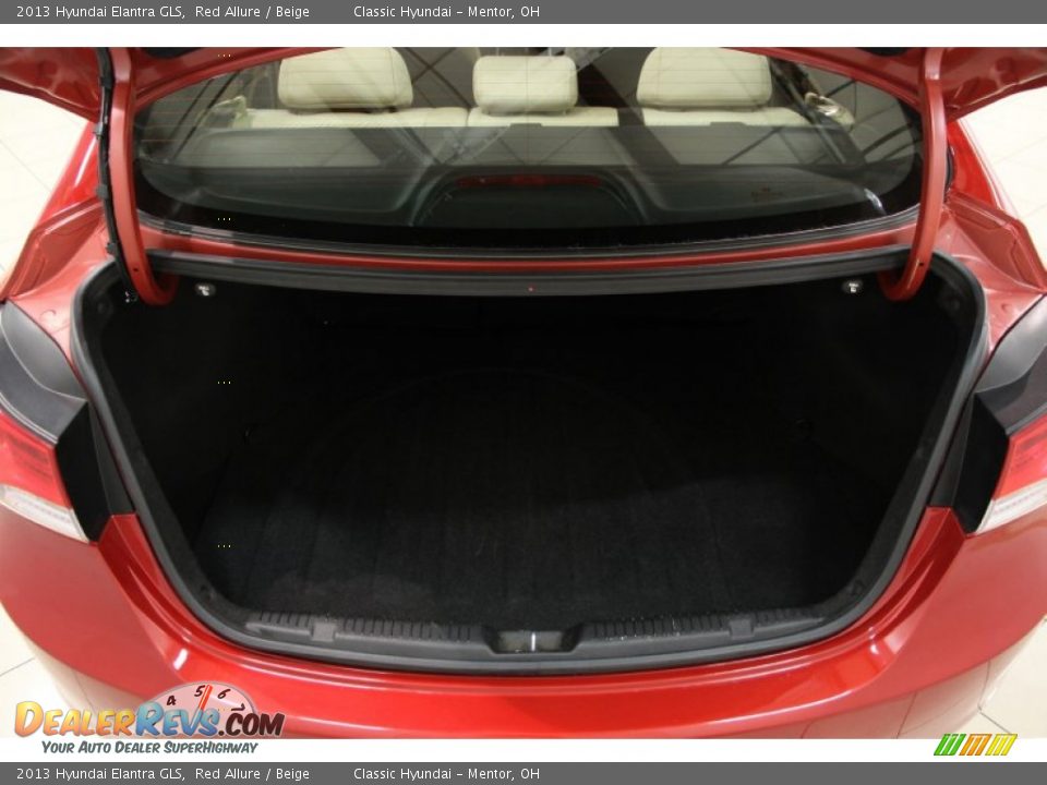 2013 Hyundai Elantra GLS Red Allure / Beige Photo #26