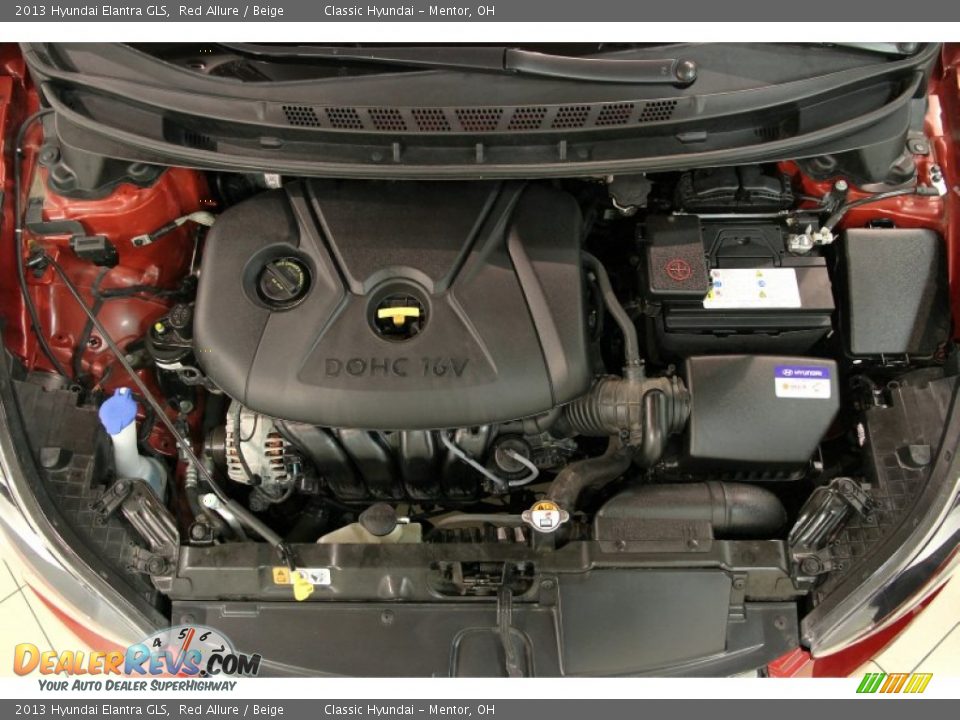 2013 Hyundai Elantra GLS Red Allure / Beige Photo #27